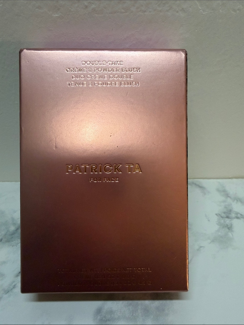 Patrick Ta Rose Gold Metallic Compact Blush